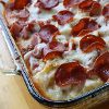 3 Meat Pizza Casserole Recipe
