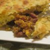 Beef Casserole with Cheesy Cornbread Topping