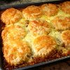 Biscuit-Topped Ground Beef Casserole