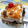 Frozen Banana Split Squares