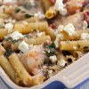 Baked Ziti with Shrimp and Spinach