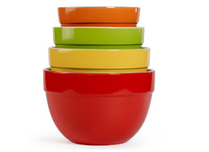 Tabletops Gallery 4-Piece Mixing Bowl Set