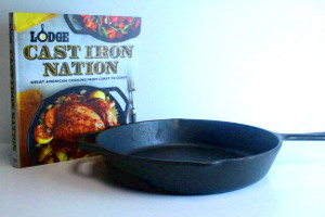 Lodge Cast Iron Skillet and Cookbook